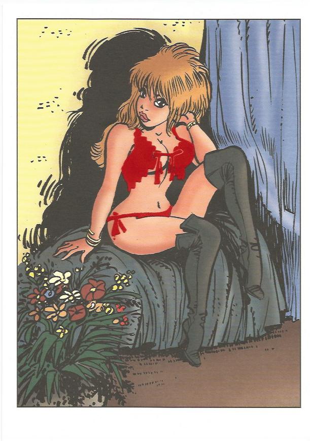 Walthéry – Dédicace Portfolio Natacha “Rêves de Velours” - Capitaine BD