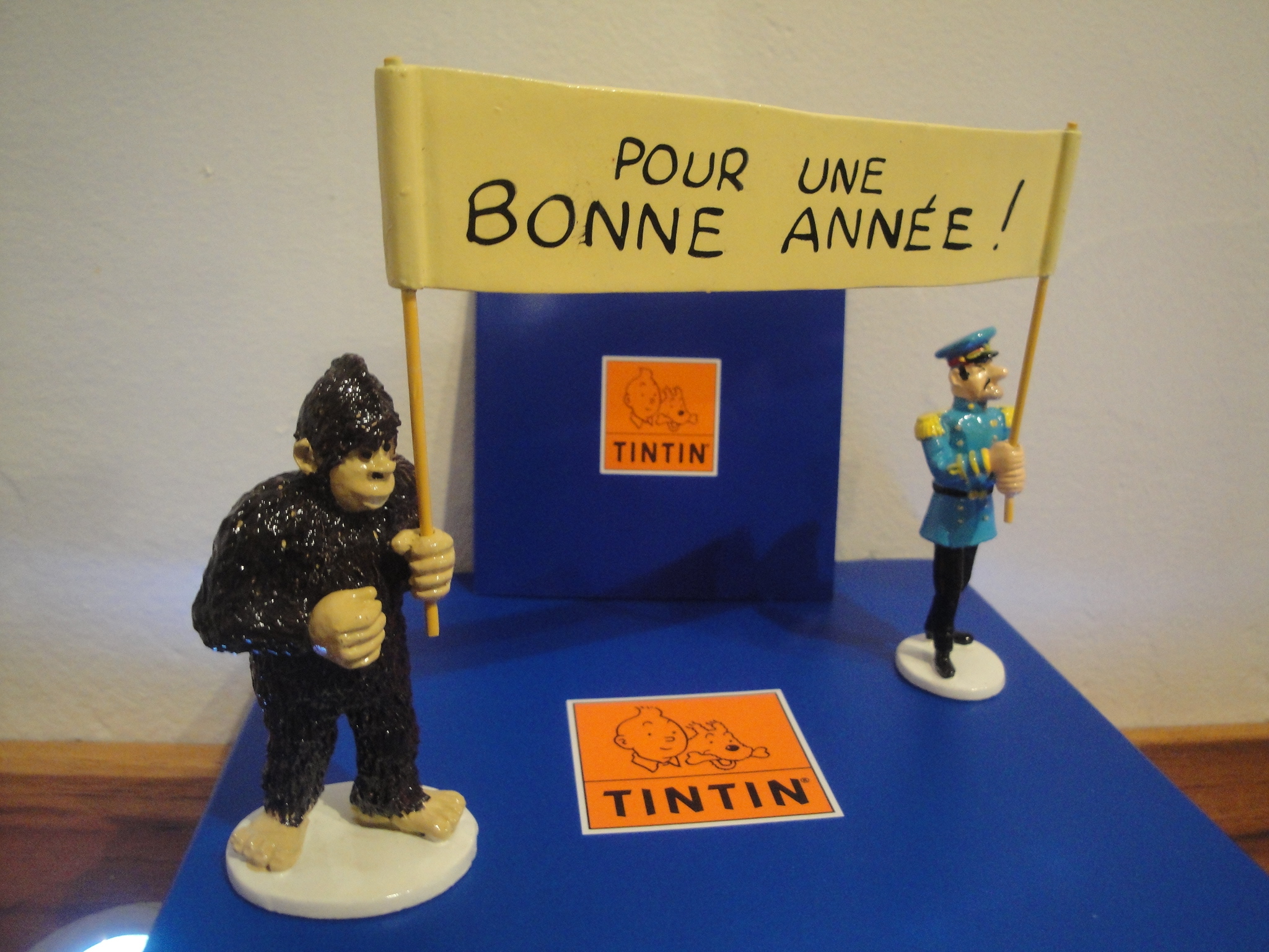 Hergé Moulinsart - Alcazar et le Yéti - Pour une bonne année - Carte de Voeux 1972 - Amazonie BD