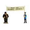 Hergé Moulinsart – Alcazar et le Yéti – Pour une bonne année – Carte de Voeux 1972 – Amazonie BD