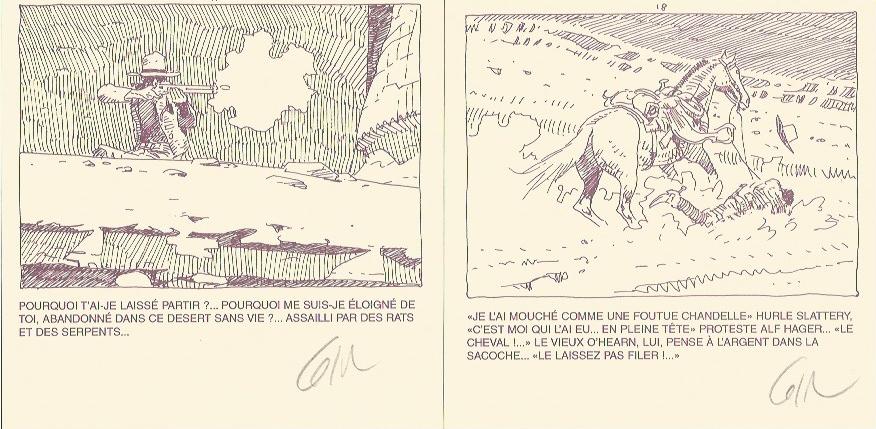 Jean Giraud - Blueberry "Three Black Birds" 1873 * Colorado Territory - Portfolio - Amazonie BD - Stardom