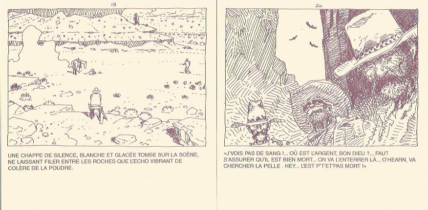 Jean Giraud - Blueberry "Three Black Birds" 1873 * Colorado Territory - Portfolio - Amazonie BD - Stardom