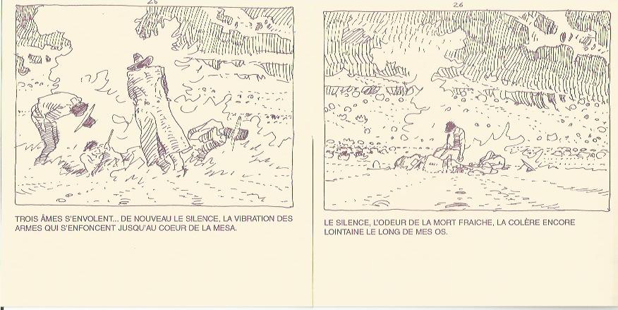 Jean Giraud - Blueberry "Three Black Birds" 1873 * Colorado Territory - Portfolio - Amazonie BD - Stardom