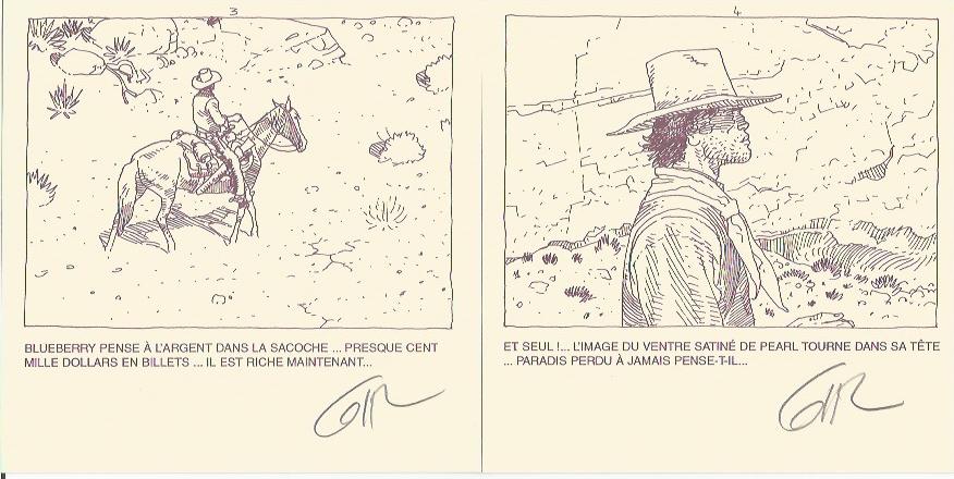 Jean Giraud - Blueberry "Three Black Birds" 1873 * Colorado Territory - Portfolio - Amazonie BD - Stardom