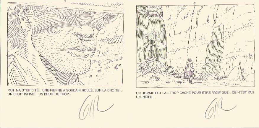 Jean Giraud - Blueberry "Three Black Birds" 1873 * Colorado Territory - Portfolio - Amazonie BD - Stardom