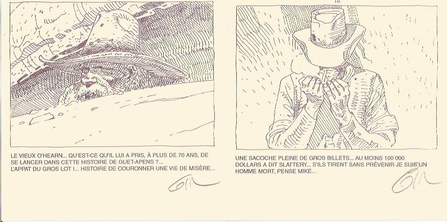 Jean Giraud - Blueberry "Three Black Birds" 1873 * Colorado Territory - Portfolio - Amazonie BD - Stardom
