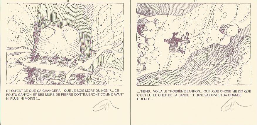 Jean Giraud - Blueberry "Three Black Birds" 1873 * Colorado Territory - Portfolio - Amazonie BD - Stardom