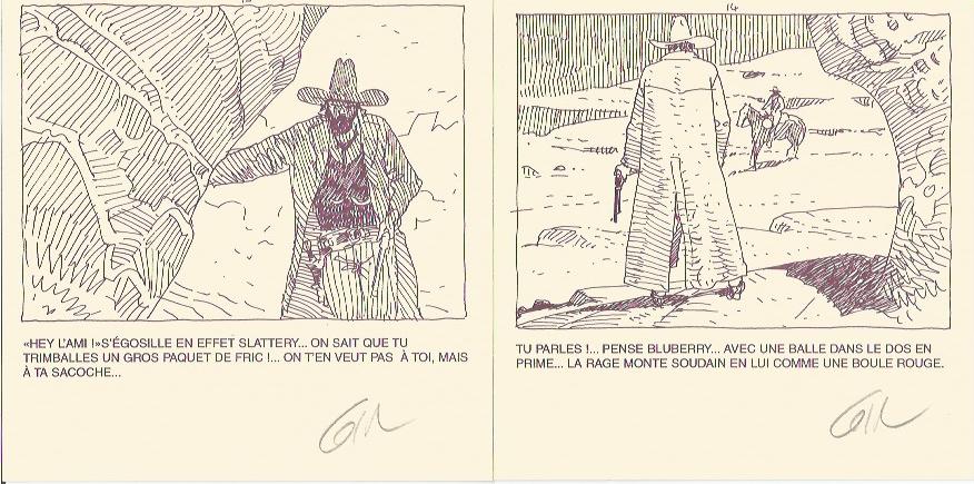 Jean Giraud - Blueberry "Three Black Birds" 1873 * Colorado Territory - Portfolio - Amazonie BD - Stardom