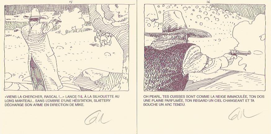 Jean Giraud - Blueberry "Three Black Birds" 1873 * Colorado Territory - Portfolio - Amazonie BD - Stardom