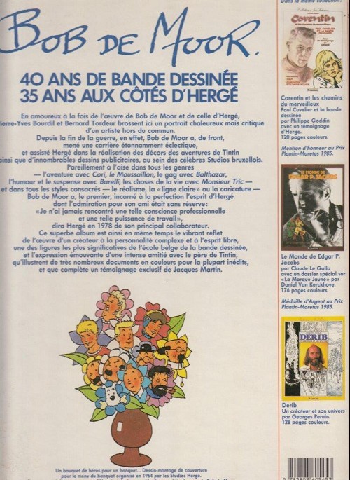 Bob De Moor - 40 ans de BD - 35 ans aux cotés d'Hergé - Amazonie BD
