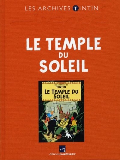 Hergé Moulinsart- Archives Tintin - Le Temple du Soleil - Amazonie BD