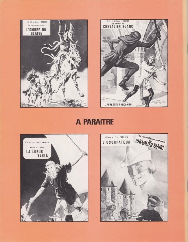 L & F Funcken - Les Aventures de Chevalier Blanc Le signe fatal Chlorophylle - Amazonie BD