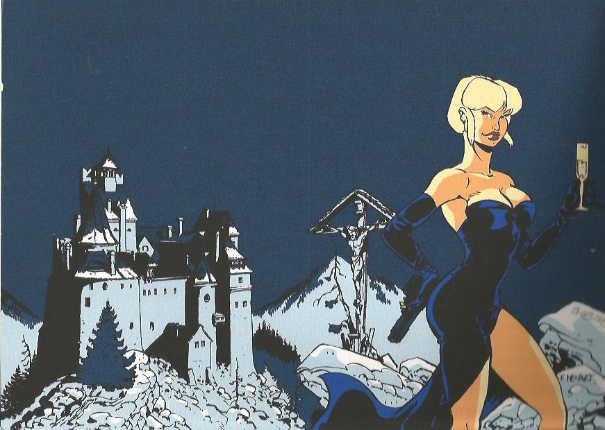 Félix Meynet - Tatiana K – Ex libris sérigraphie - N° 208 - Amazonie BD