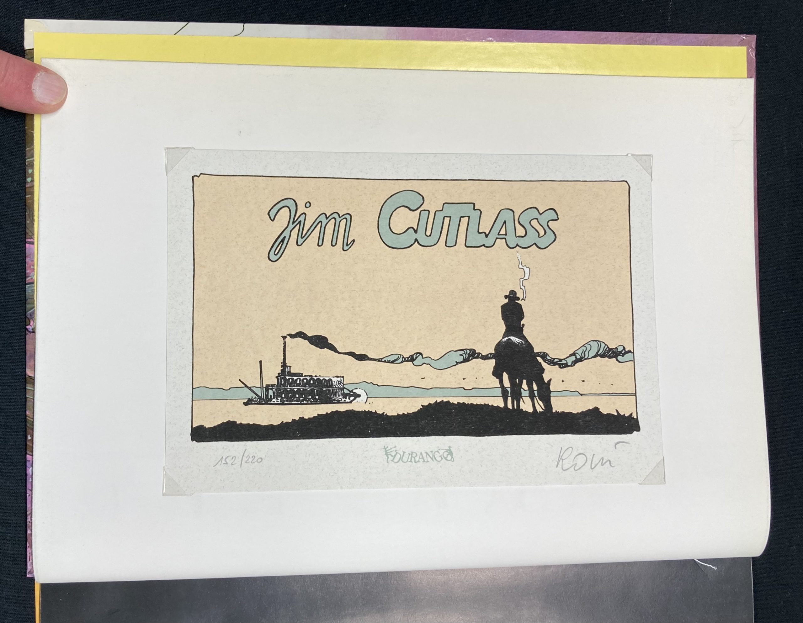 Rossi & Giraud - Jim Cutlass N° 4 Tonnerre au sud - Amazonie BD