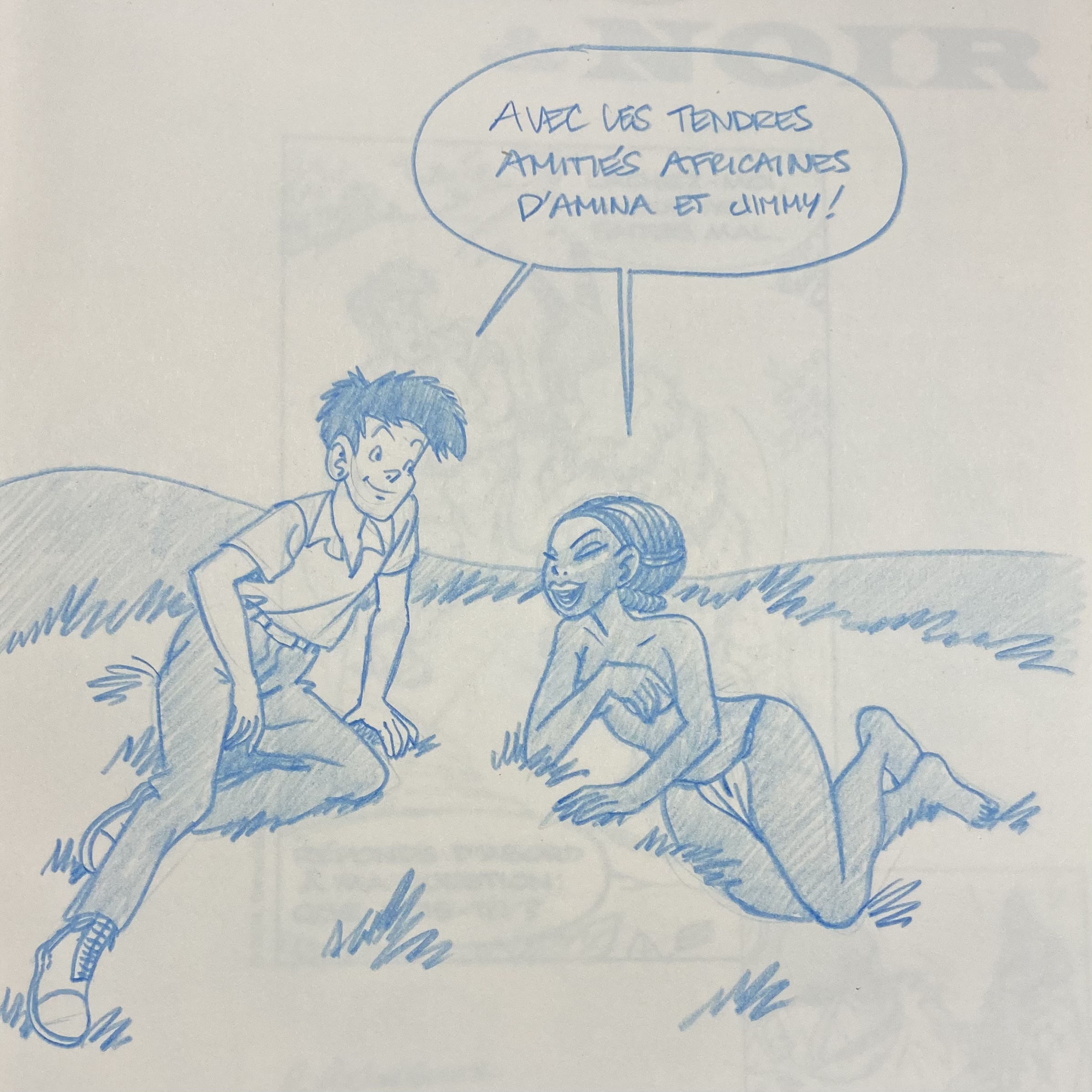 Desorgher & Desberg - Jimmy Tousseul N° 1 Blanc et noir - Amazonie BD