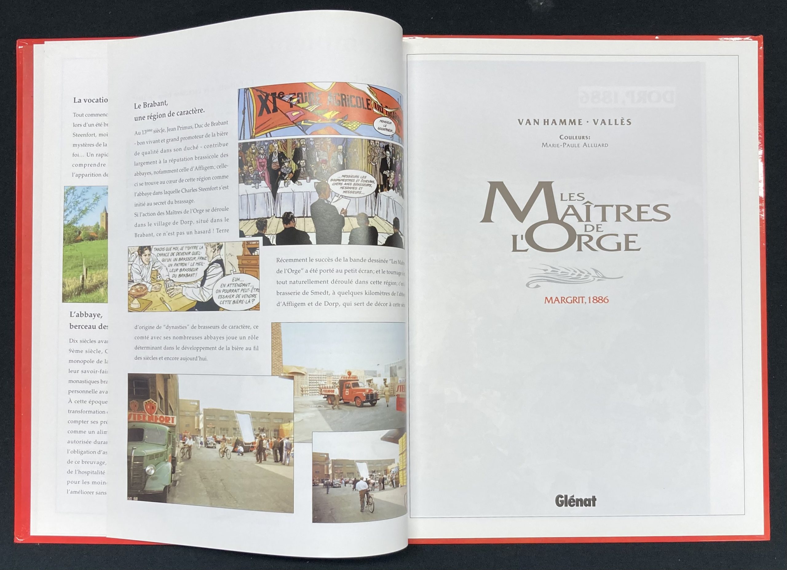 Valles & Van Hamme - Les Maîtres de l'Orge N° 2 Margrit, 1886 - Publicité - Amazonie BD