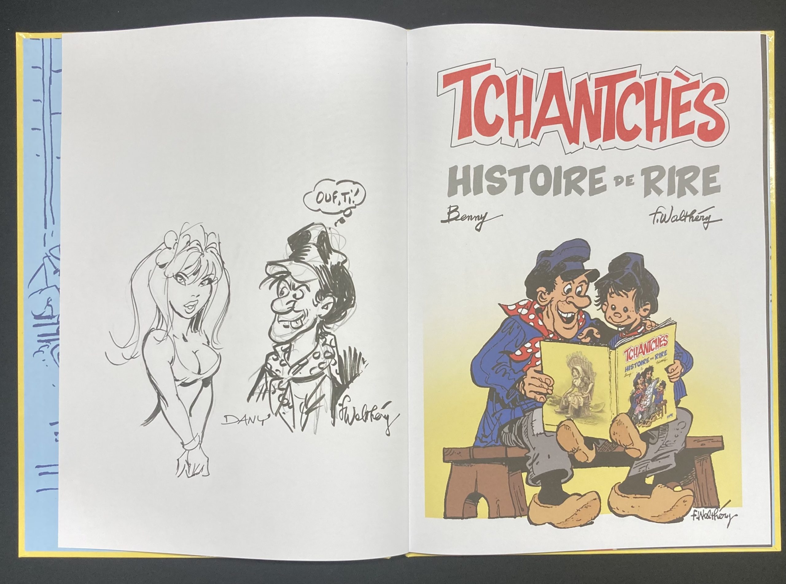 Dédicace Dany & Walthéry – Tchantchès - Amazonie BD