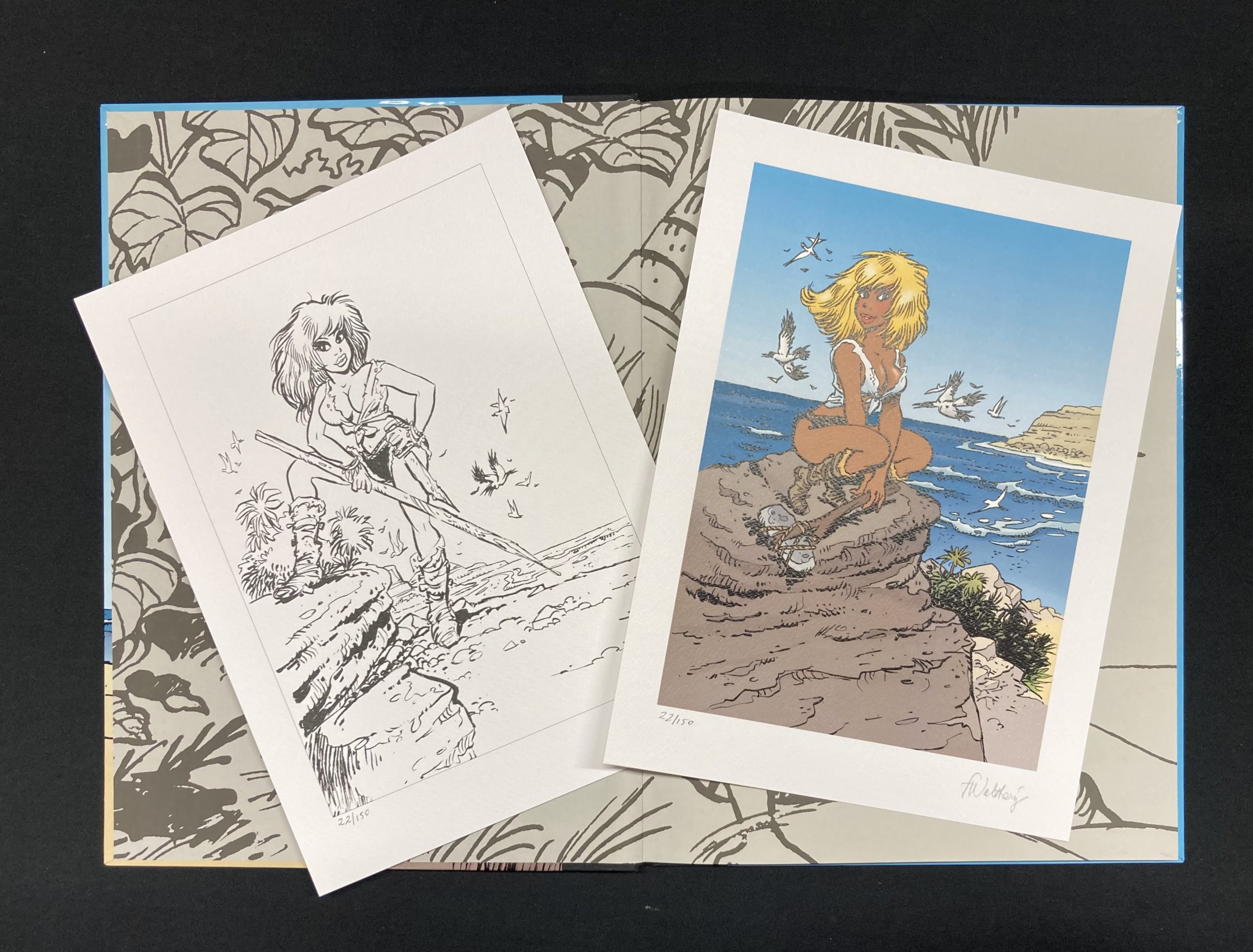 Walthéry – Natacha N° 10 « L’île d’outre monde » – Tirage de tête - Amazonie BD