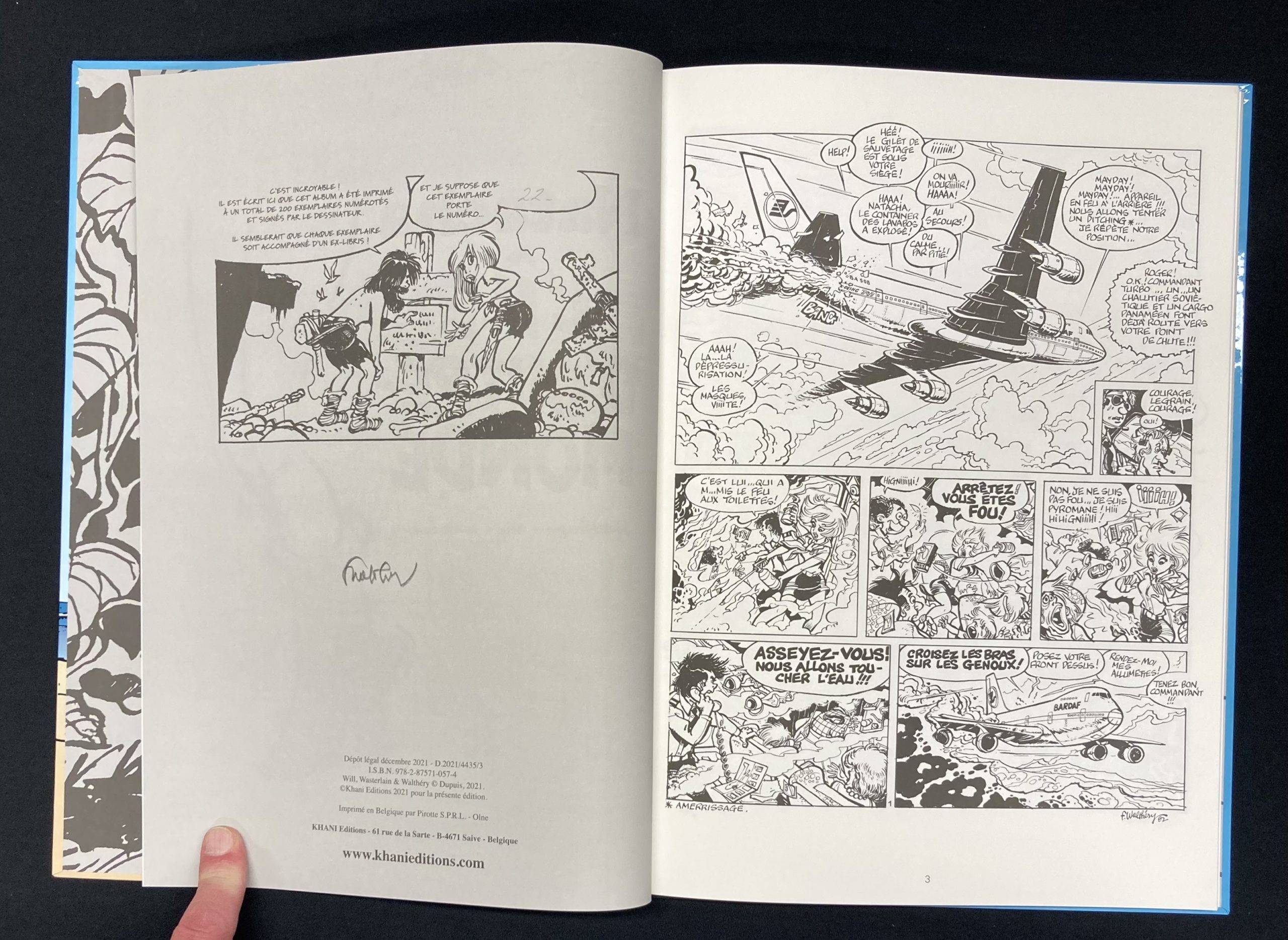Walthéry – Natacha N° 10 « L’île d’outre monde » – Tirage de tête - Amazonie BD