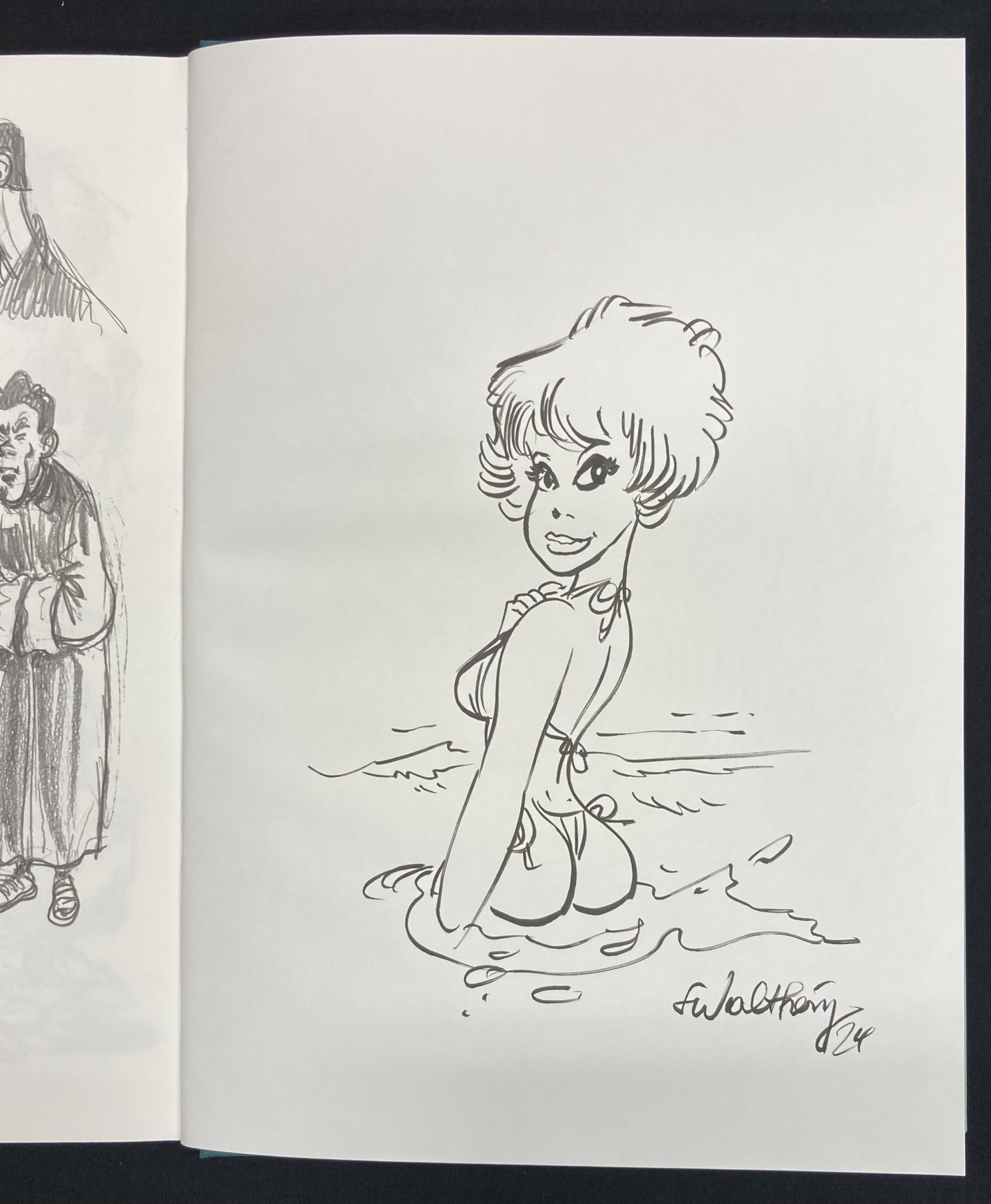 Walthéry & Sirius – Dédicace : Natacha « Sur les traces de l’épervier bleu » – Tirage de tête - Amazonie BD
